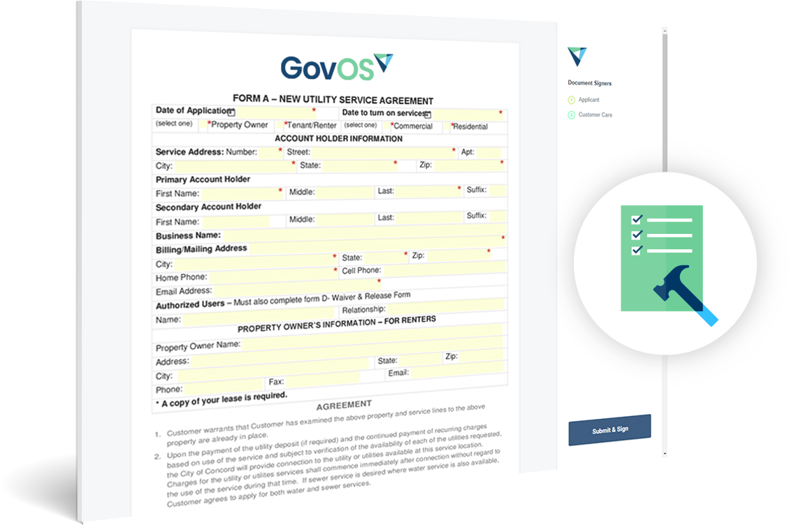 software_community GovOs Licences Screen Shot